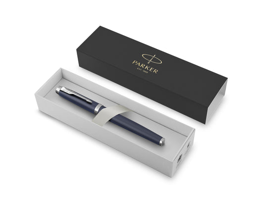 Parker IM Essential Matte Blue CT Fountain Pen