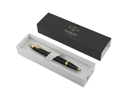 Parker IM Essential Black Lacquer GT Ballpoint Pen