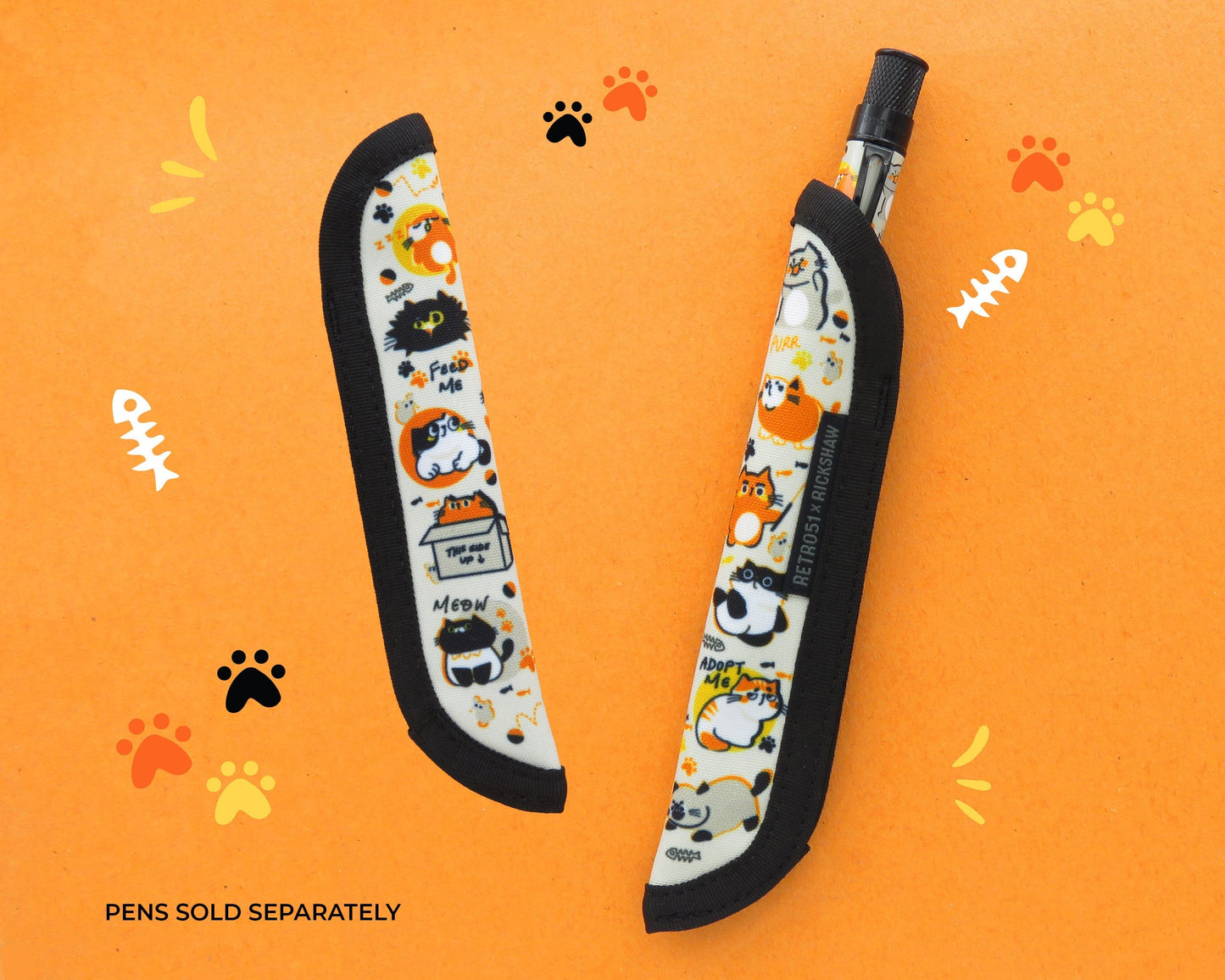 Retro51 x Rickshaw Cat Rescue 5 | Single Pen Sleeve