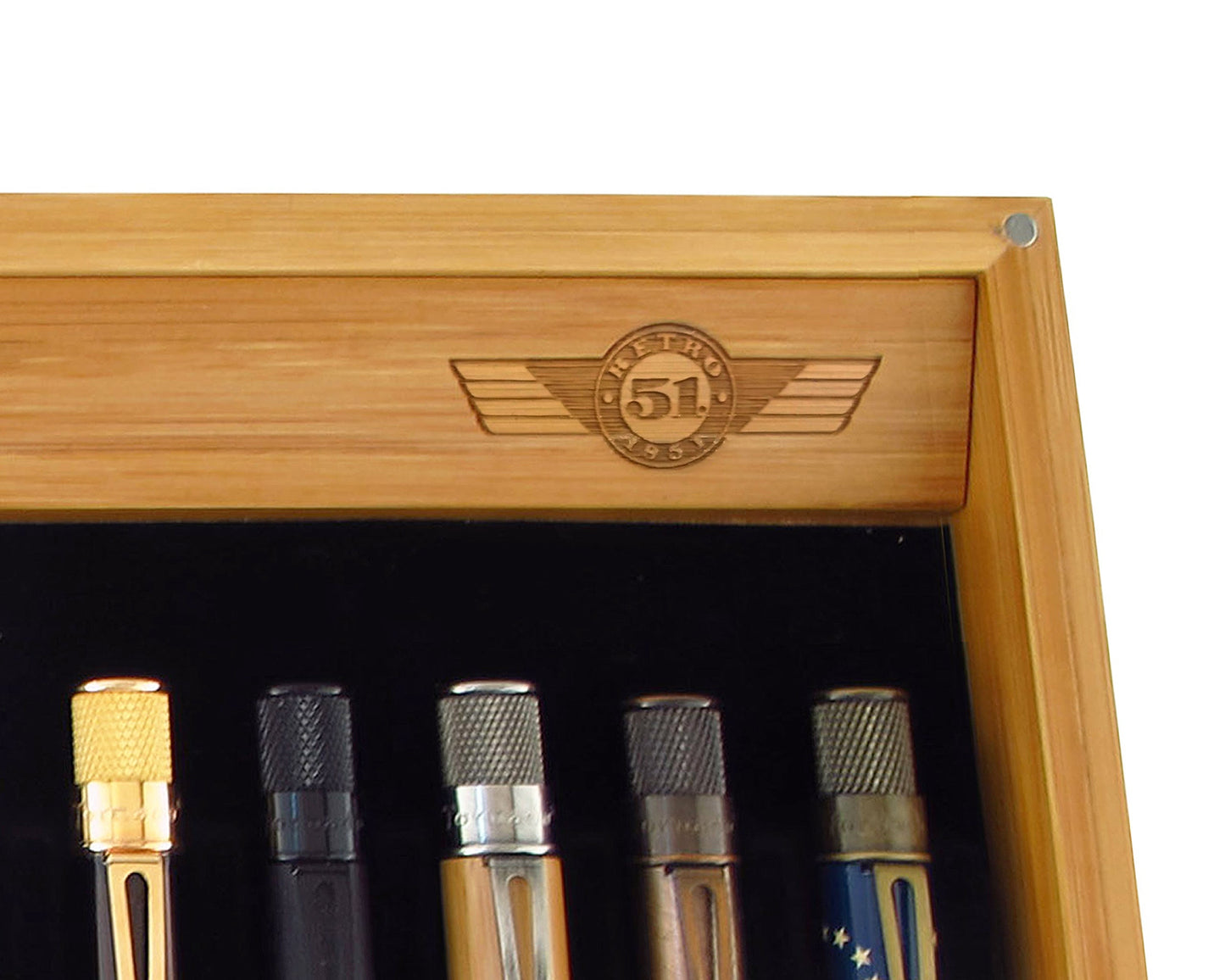 Retro51 Bamboo Pen Tray Display