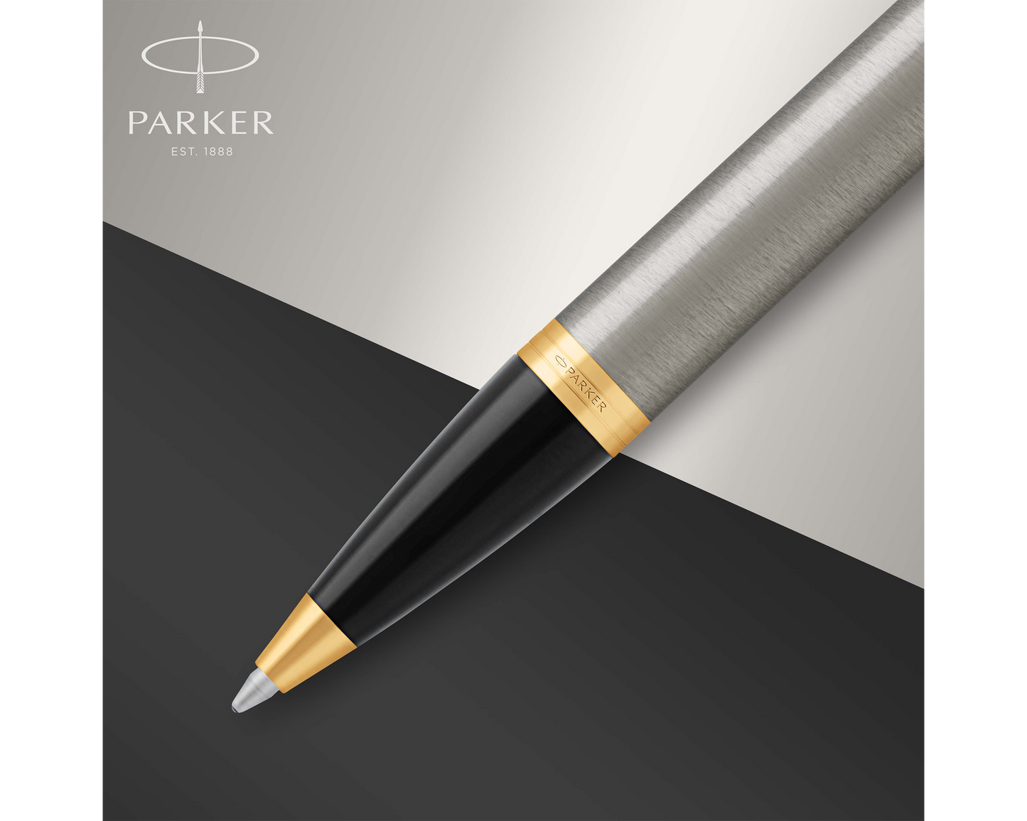 Parker IM Brushed Metal GT Ballpoint Pen