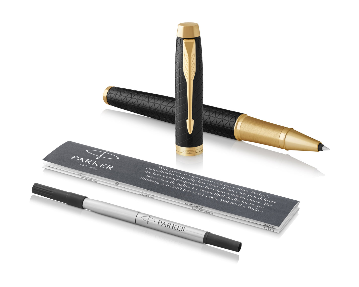Parker IM Premium Black Aluminium GT Rollerball Pen