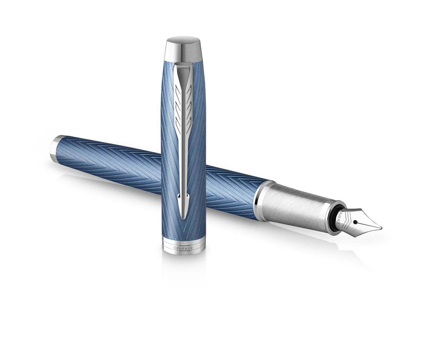 Parker IM Premium Blue-Grey CT Fountain Pen
