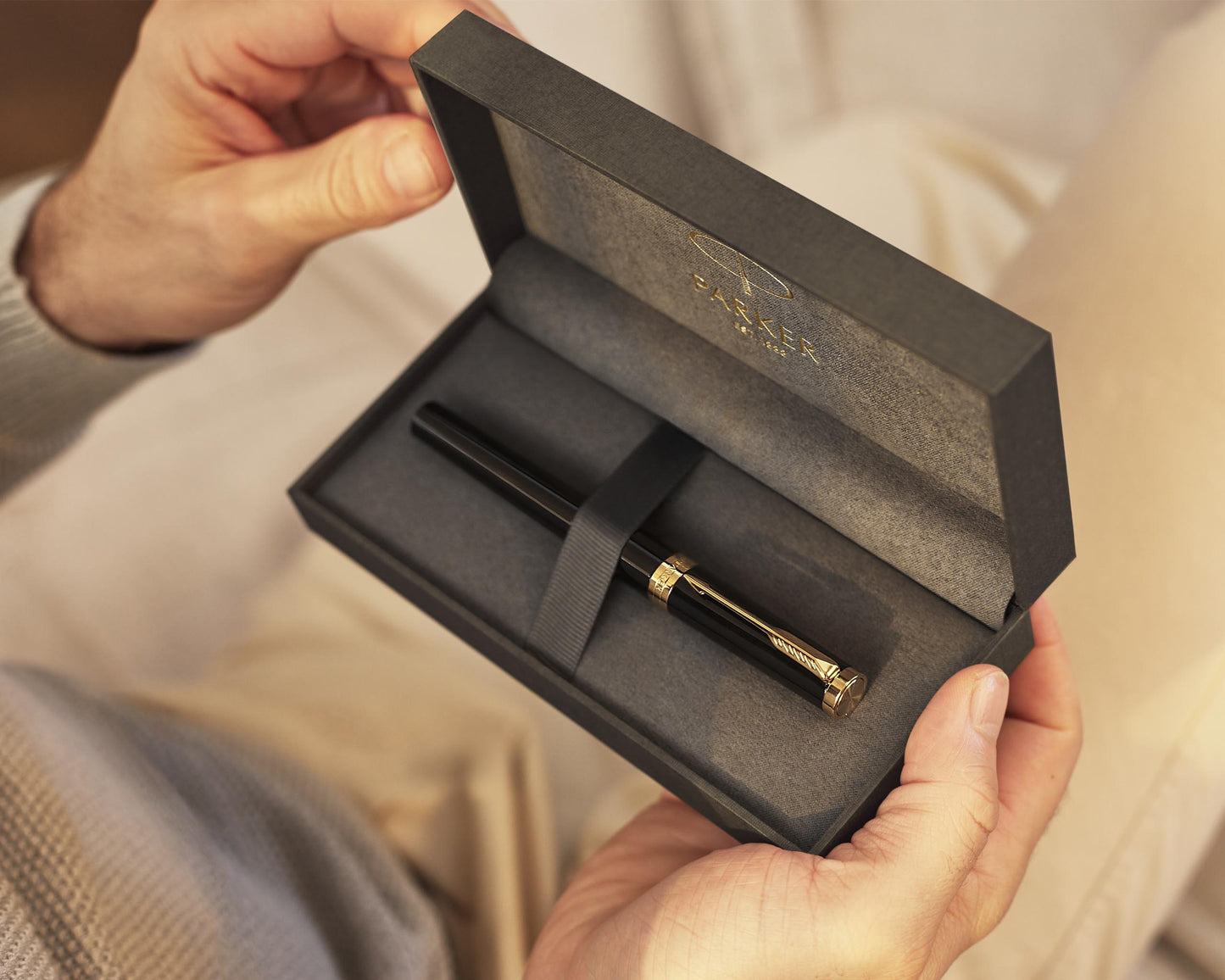 Parker Ingenuity Black Lacquer GT Rollerball Pen