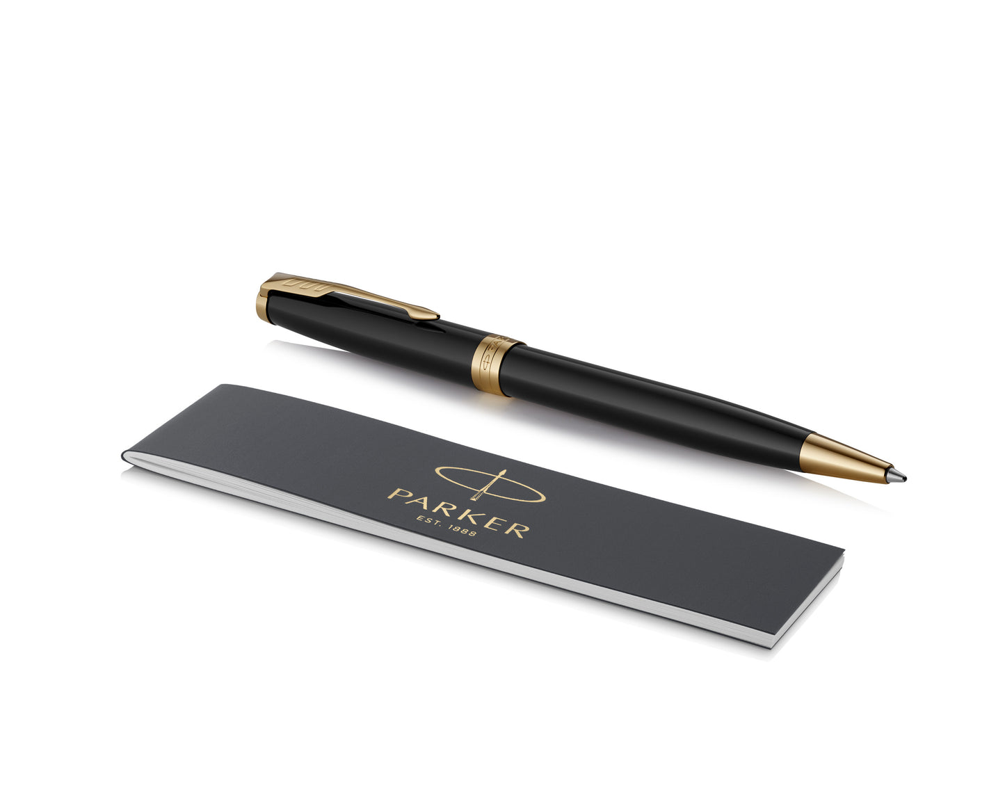 Parker Sonnet Black Lacquer GT Ballpoint Pen