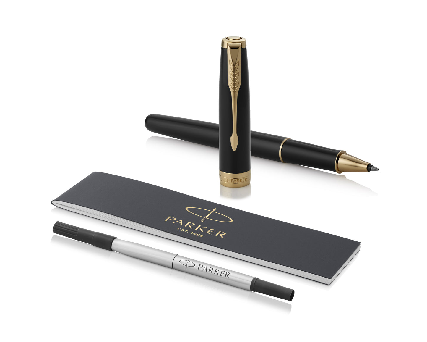 Parker Sonnet Black Lacquer GT Rollerball Pen