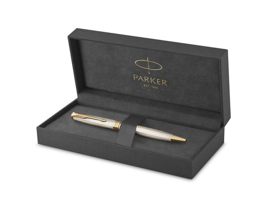 Parker Sonnet Deluxe Silver Mistral GT Ballpoint Pen
