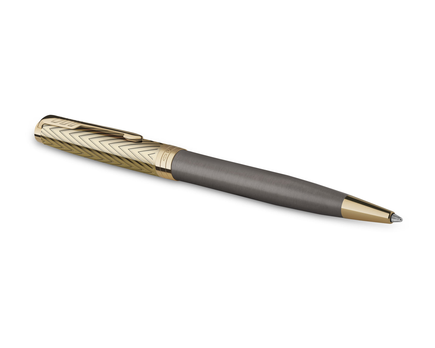 Parker Sonnet Pioneers Collection Grey Arrow GT Ballpoint Pen