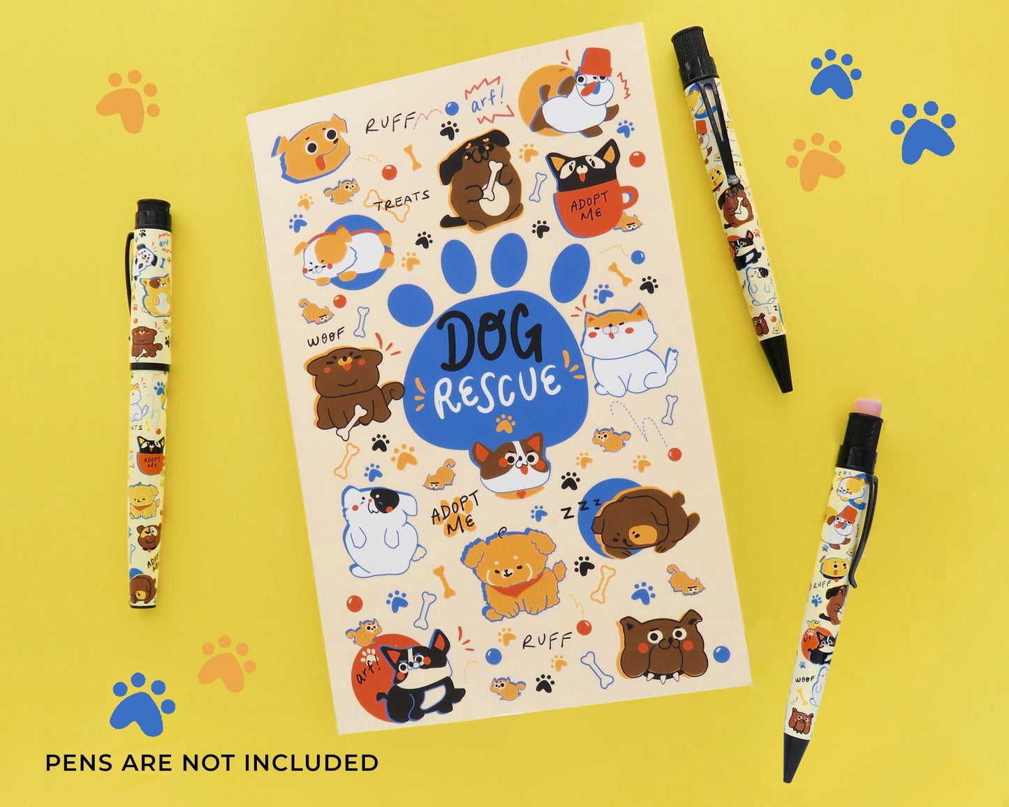 Retro51 Dog Rescue 5 Classic Notebook
