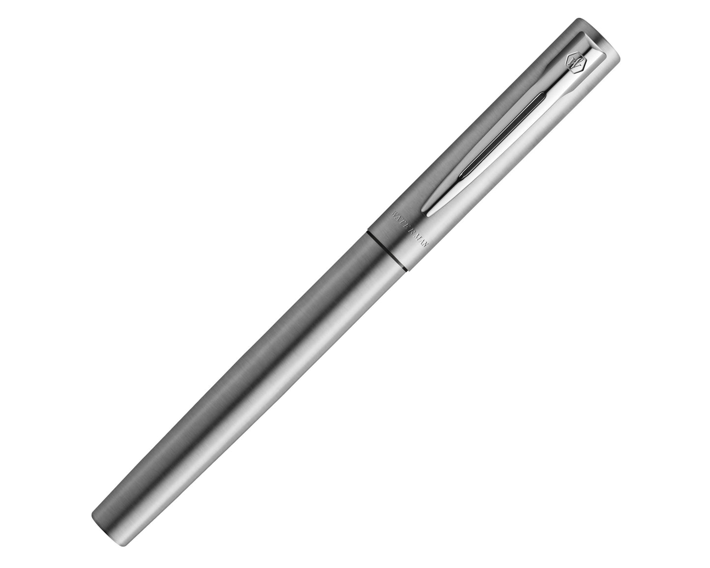 Waterman Allure Chrome Stainless Steel CT Fountain Pen in Display