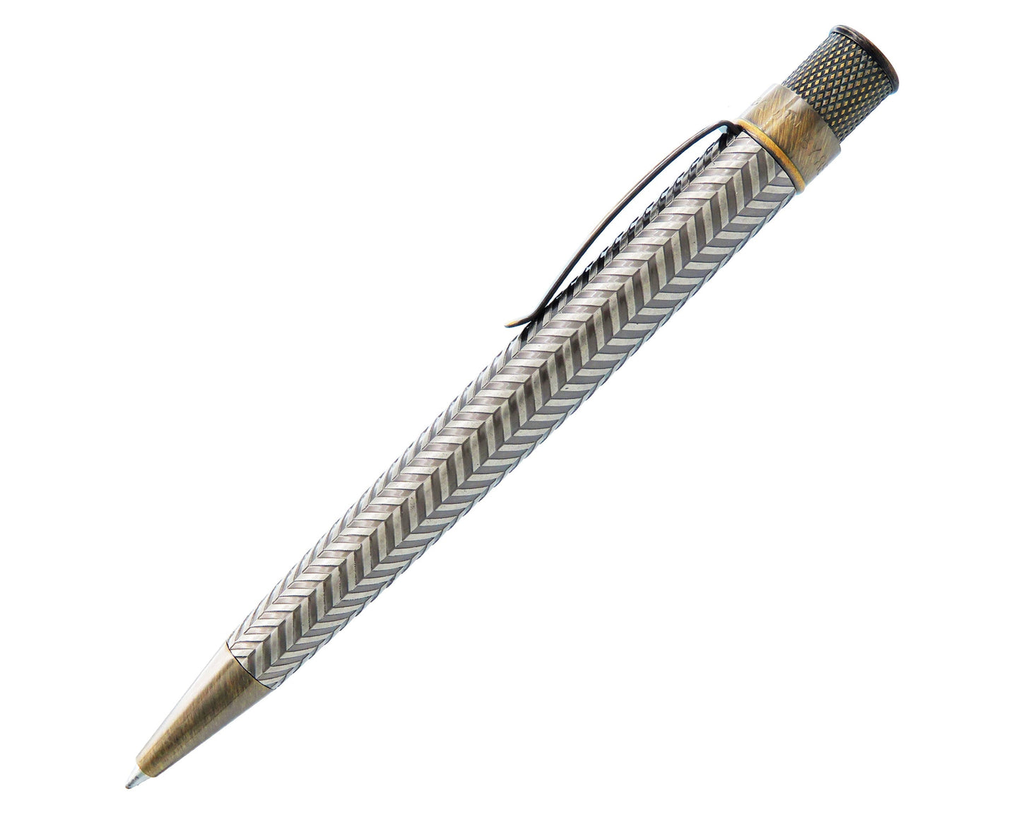 Retro51 Tornado™ Vintage Metalsmith Roosevelt Rollerball Pen