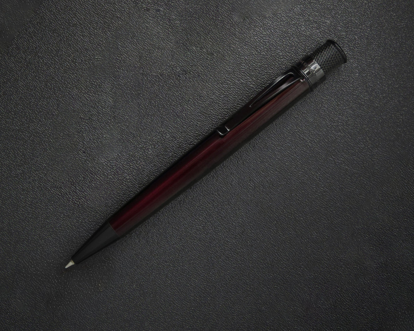 Retro51 Tornado™ Stealth Black Cherry Rollerball Pen