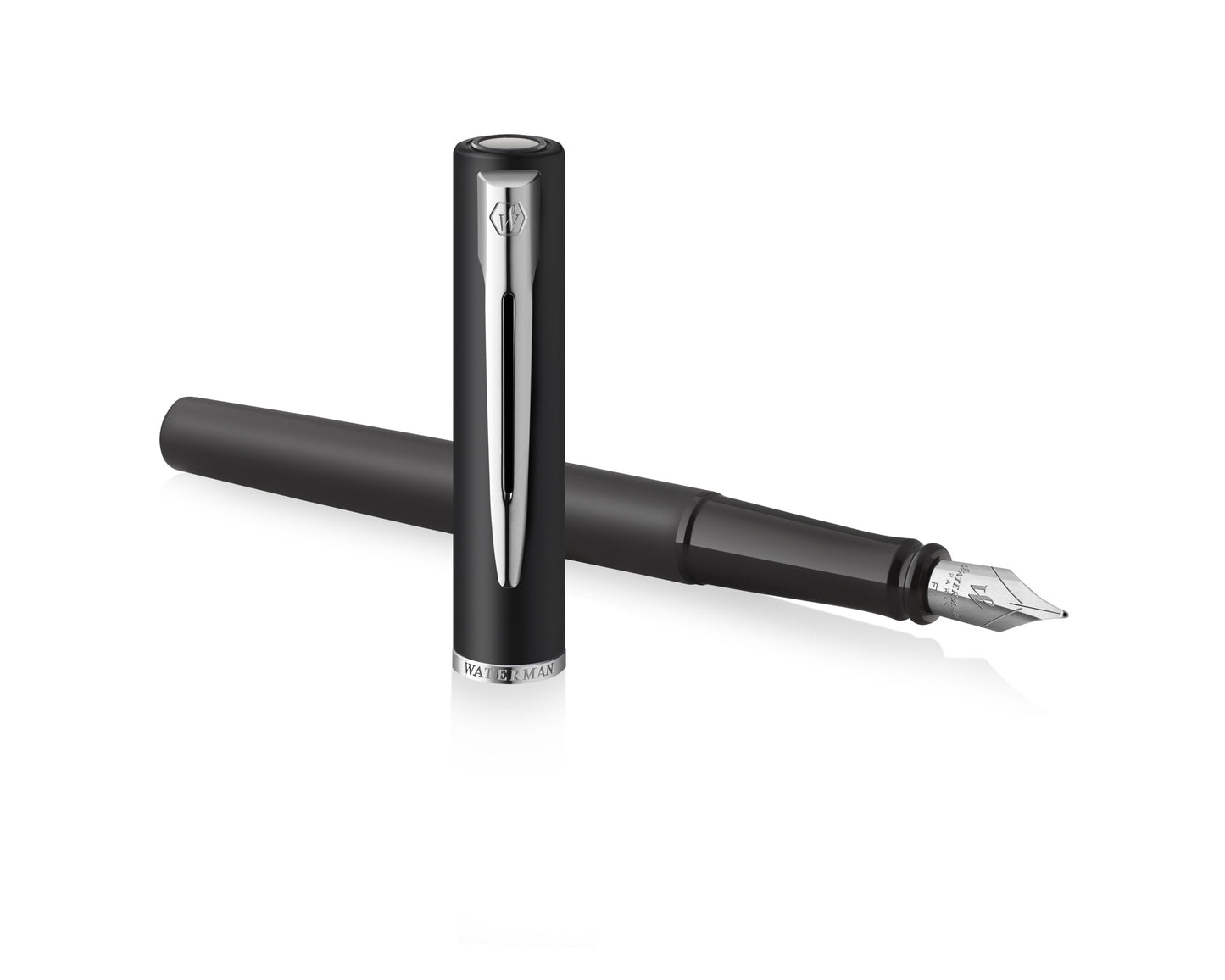 Waterman Allure Black CT Fountain Pen - Fine nib with Gift box