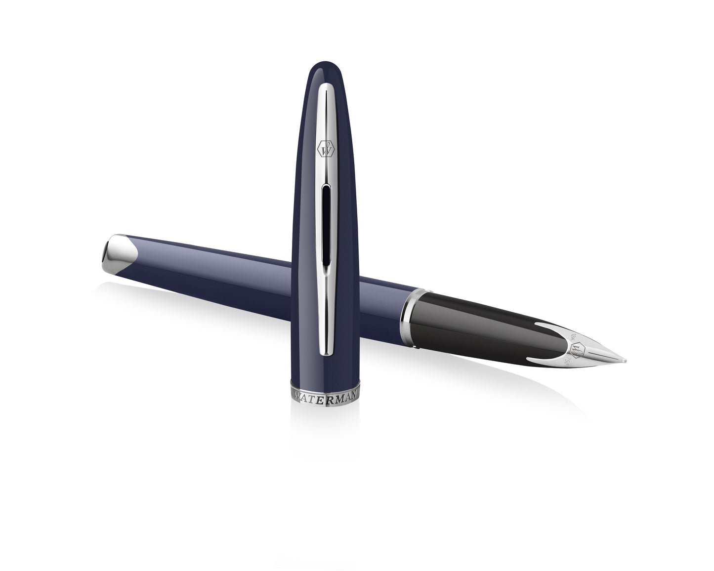 Waterman Carène Blue CT Fountain Pen - 18k nib