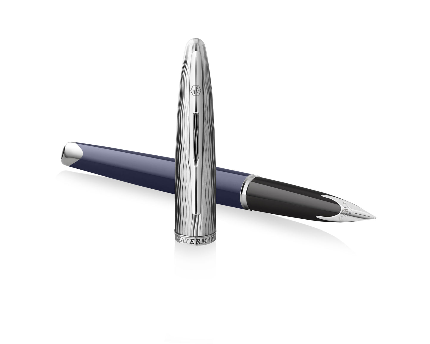 Waterman Carène L’essence Du Bleu Deluxe Blue & Metal CT Fountain Pen