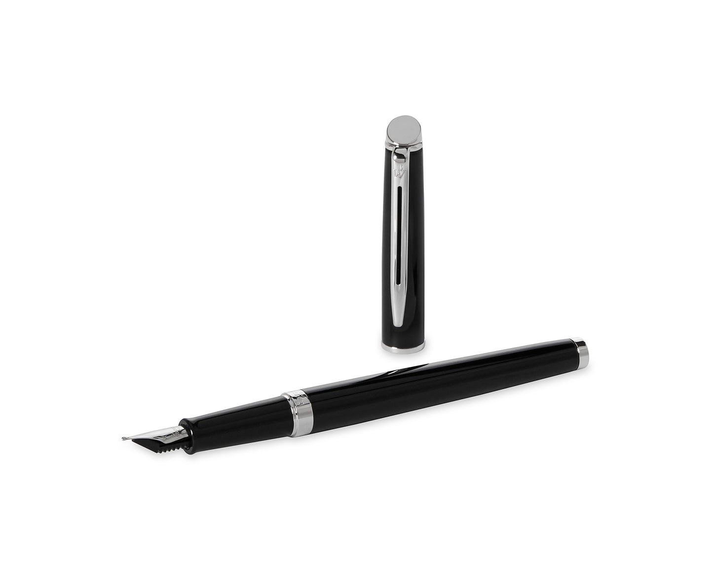 Waterman Hémisphère Black CT Fountain Pen - Medium nib