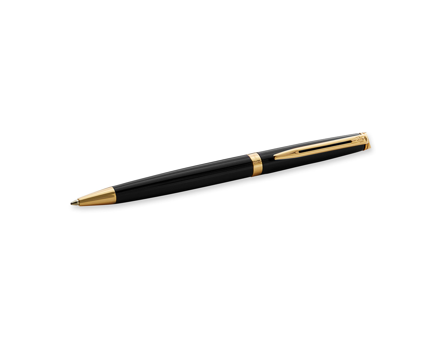 Waterman Hémisphère Black Gold Trim Ballpoint Pen