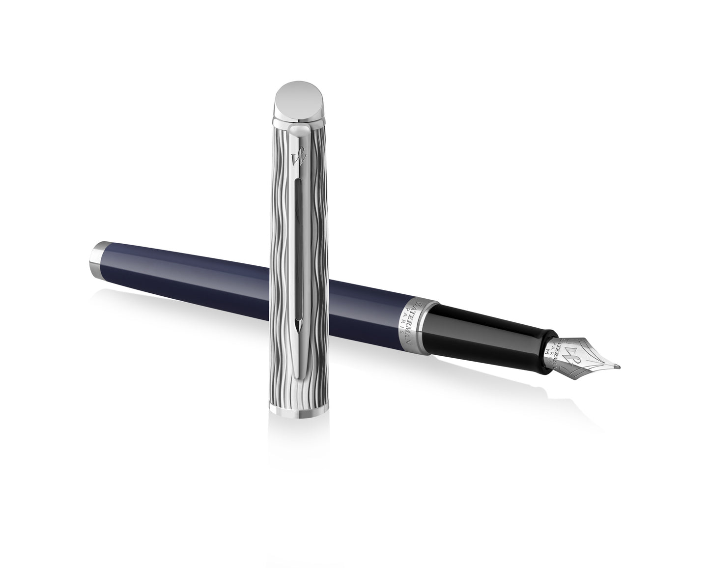 Waterman Hémisphère L’essence Du Bleu Deluxe Blue & Metal CT Fountain Pen
