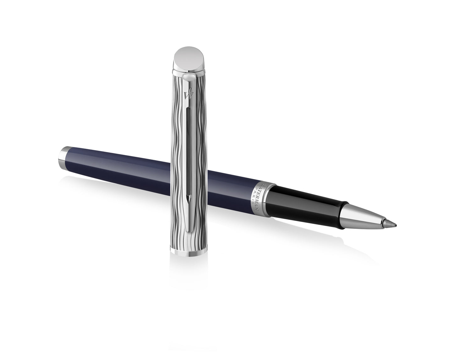 Waterman Hémisphère L’essence Du Bleu Deluxe Blue & Metal CT Rollerball Pen