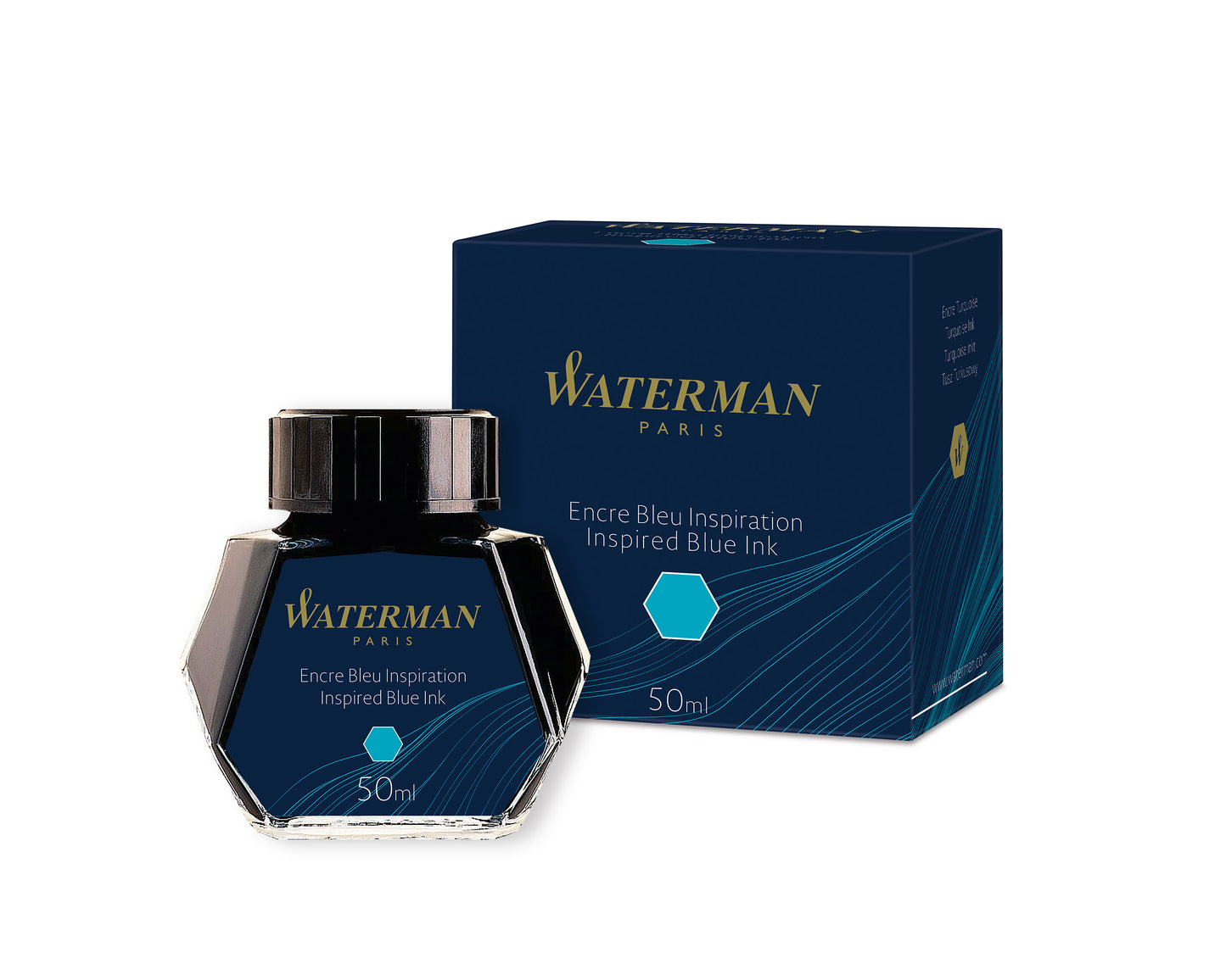 Waterman South Sea Blue Ink Bottle - 50ml