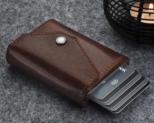 Pularys PORTER Go Wallet | Nomad Leather in Brown