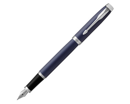 Parker IM Essential Matte Blue CT Fountain Pen