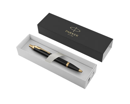 Parker IM Essential Black Lacquer GT Ballpoint Pen