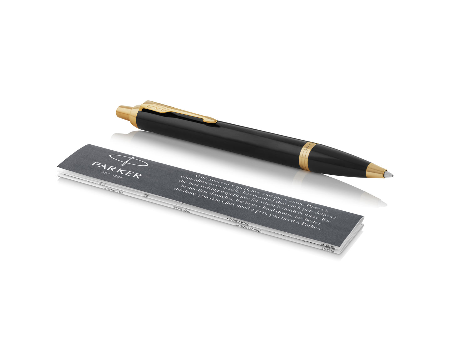 Parker IM Essential Black Lacquer GT Ballpoint Pen