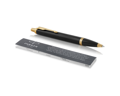 Parker IM Essential Black Lacquer GT Ballpoint Pen
