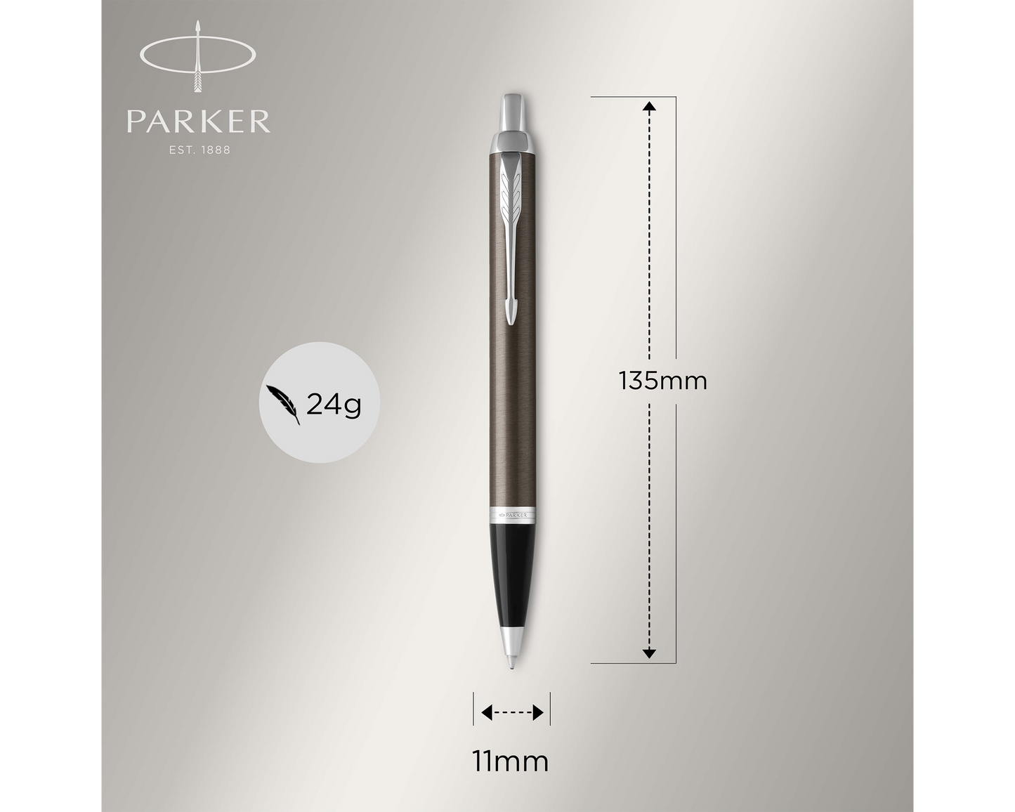 Parker IM Essential Dark Espresso CT Ballpoint Pen