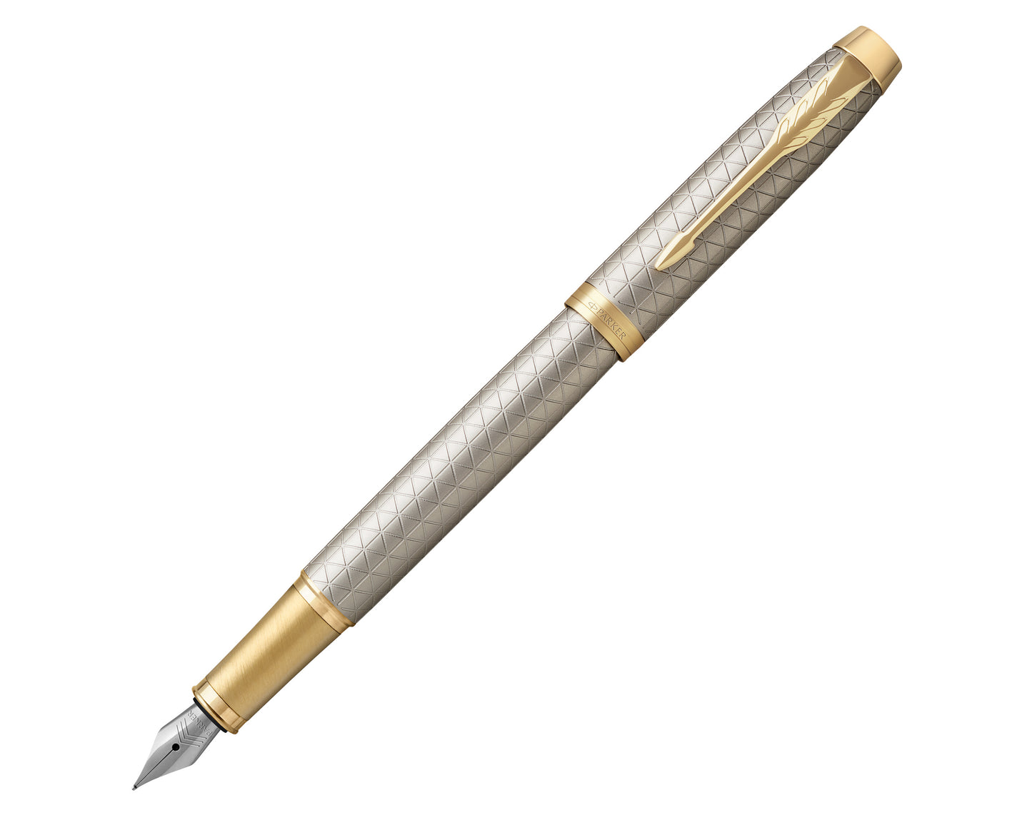 Parker IM Essential Premium Warm Silver GT Fountain Pen