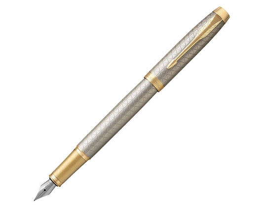 Parker IM Essential Premium Warm Silver GT Fountain Pen