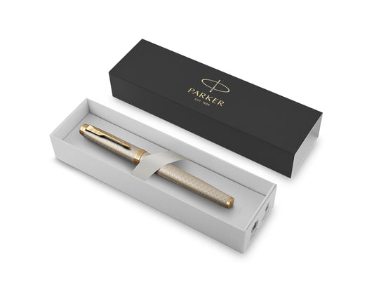 Parker IM Essential Premium Warm Silver GT Fountain Pen