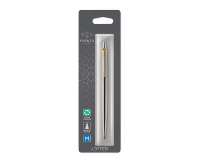 Parker Jotter Stainless Steel GT Ballpoint Pen in Blister Pack