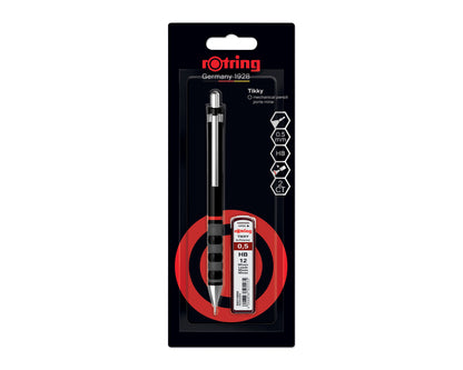 rOtring Tikky Black 0.5mm Mechanical Pencil With Lead