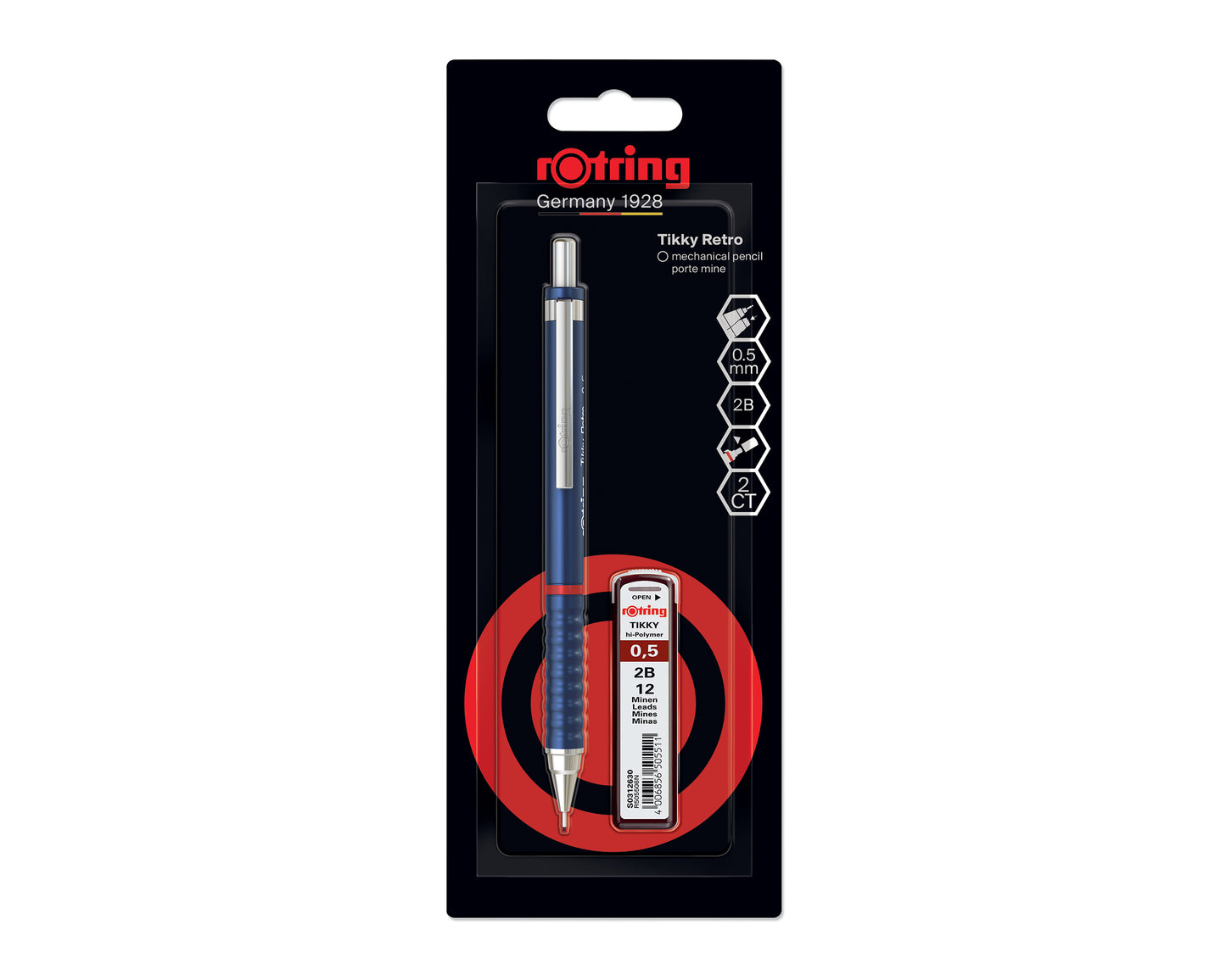 rOtring Tikky Blue 0.5mm Mechanical Pencil With Lead