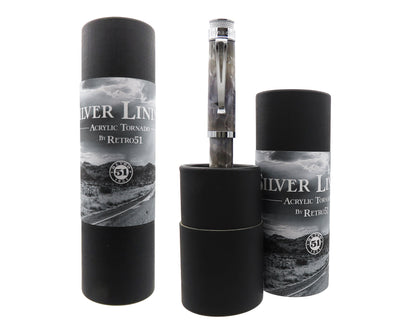 Retro51 Tornado™ Acrylic Silver Lining Fountain Pen