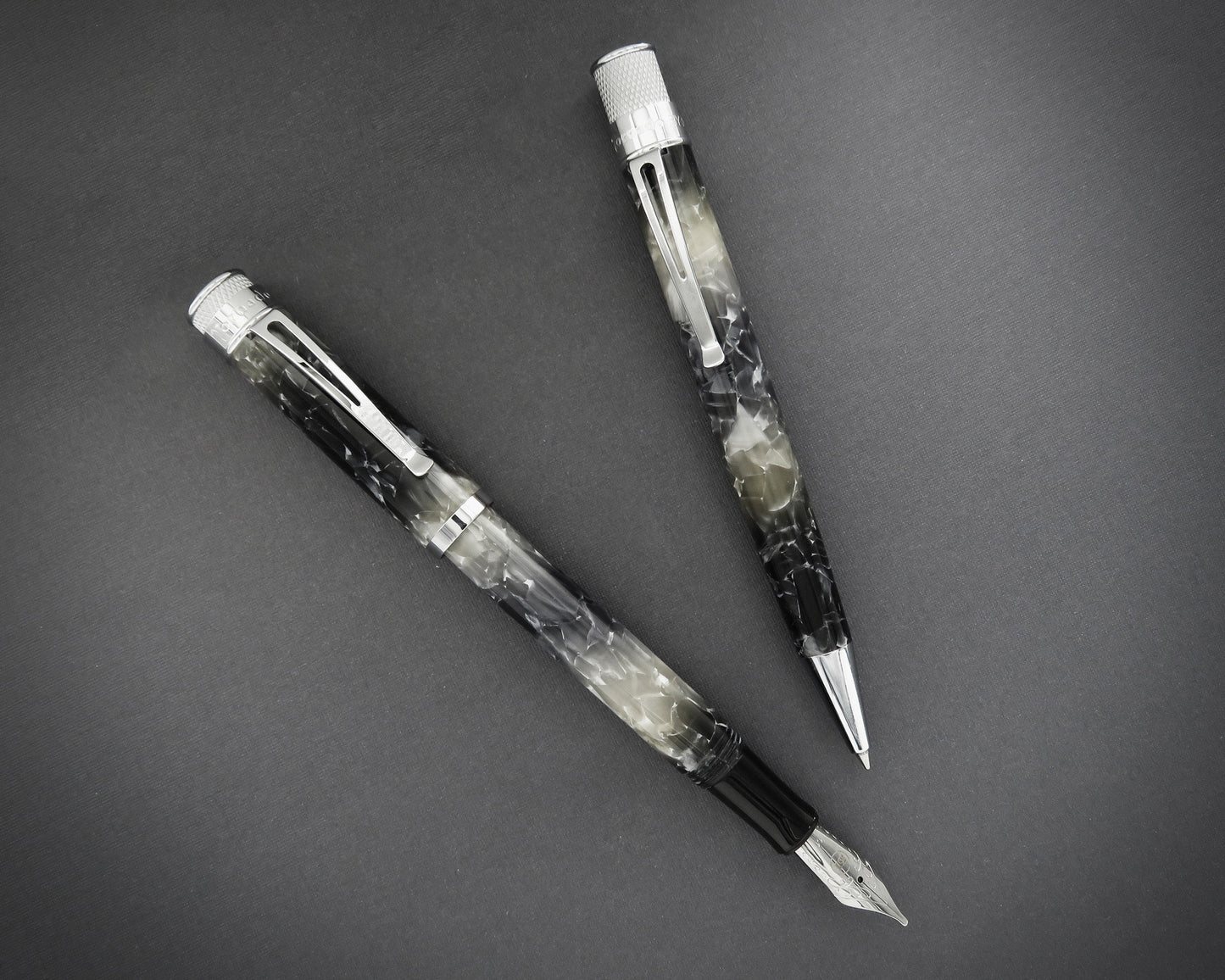 Retro51 Tornado™ Acrylic Silver Lining Fountain Pen