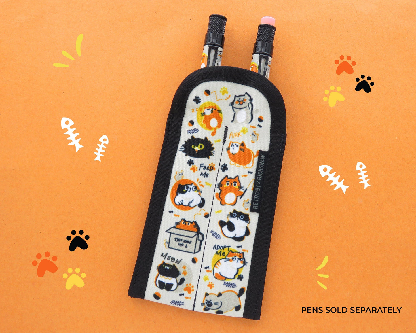 Retro51 x Rickshaw Cat Rescue 5 | 2-Pen Sleeve