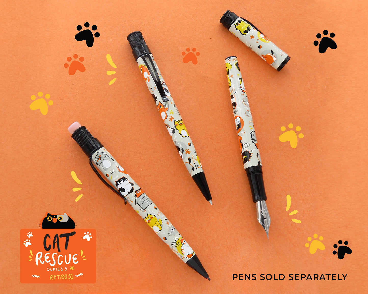 Retro51 Tornado™ Rescue Cat Rescue Series 5 Ballpoint