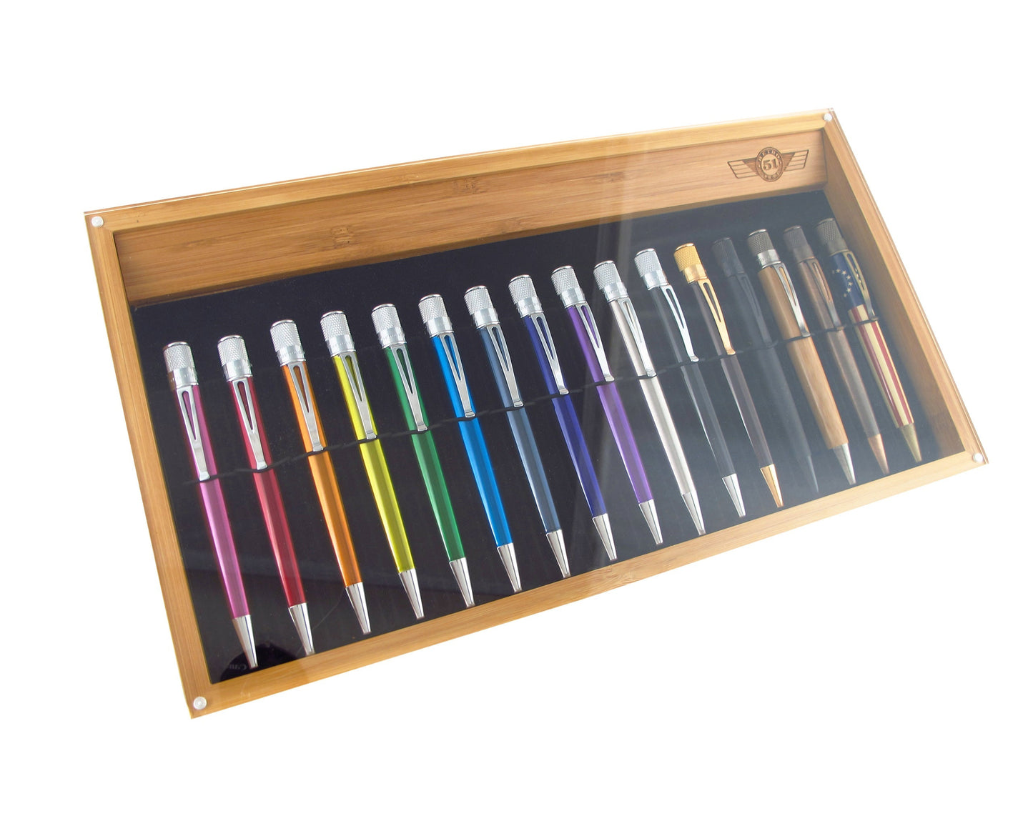 Retro51 Bamboo Pen Tray Display