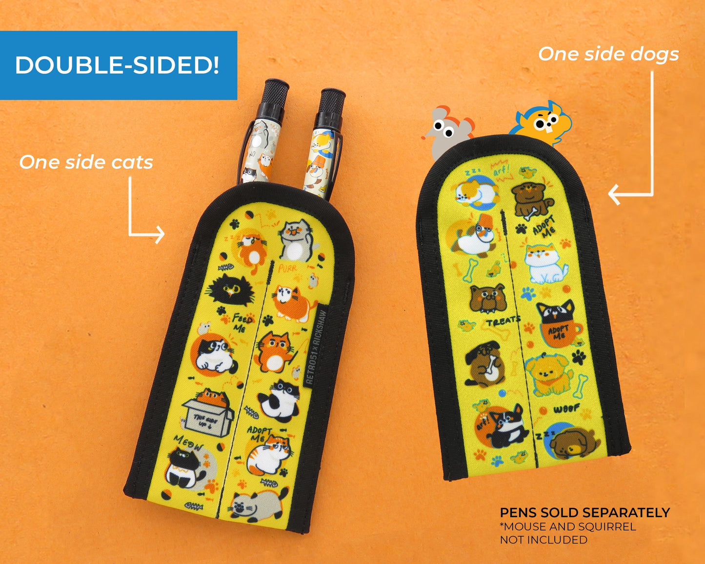 Retro51 x Rickshaw Dog + Cat Rescue 5 | 2-Pen Sleeve