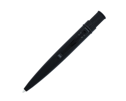 Retro51 Elite Tornado™ Stealth Black Ballpoint Pen