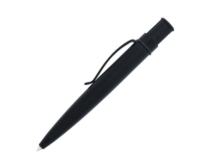 Retro51 Elite Tornado™ Stealth Black Ballpoint Pen