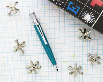 Retro51 Elite Tornado™ Turquoise Ballpoint Pen
