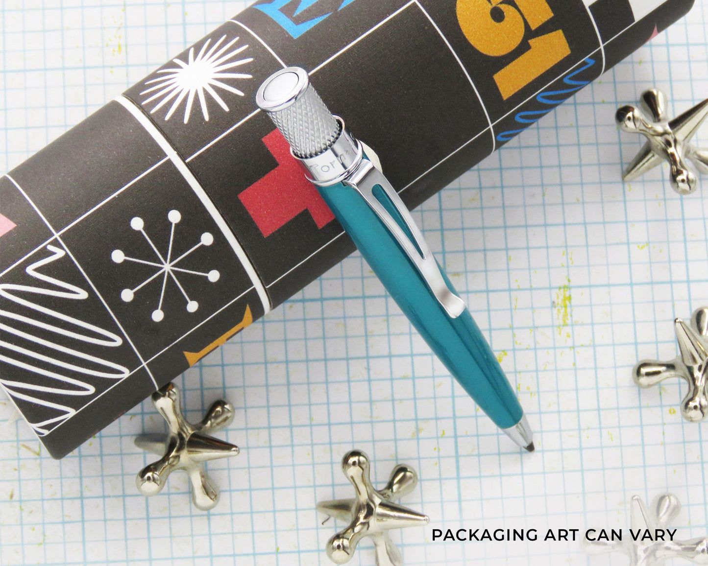 Retro51 Elite Tornado™ Turquoise Ballpoint Pen