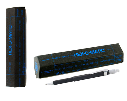 Retro51 HEX-O-MATIC™ Black Ballpoint Pen