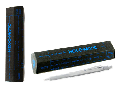 Retro51 HEX-O-MATIC™ Silver Ballpoint Pen