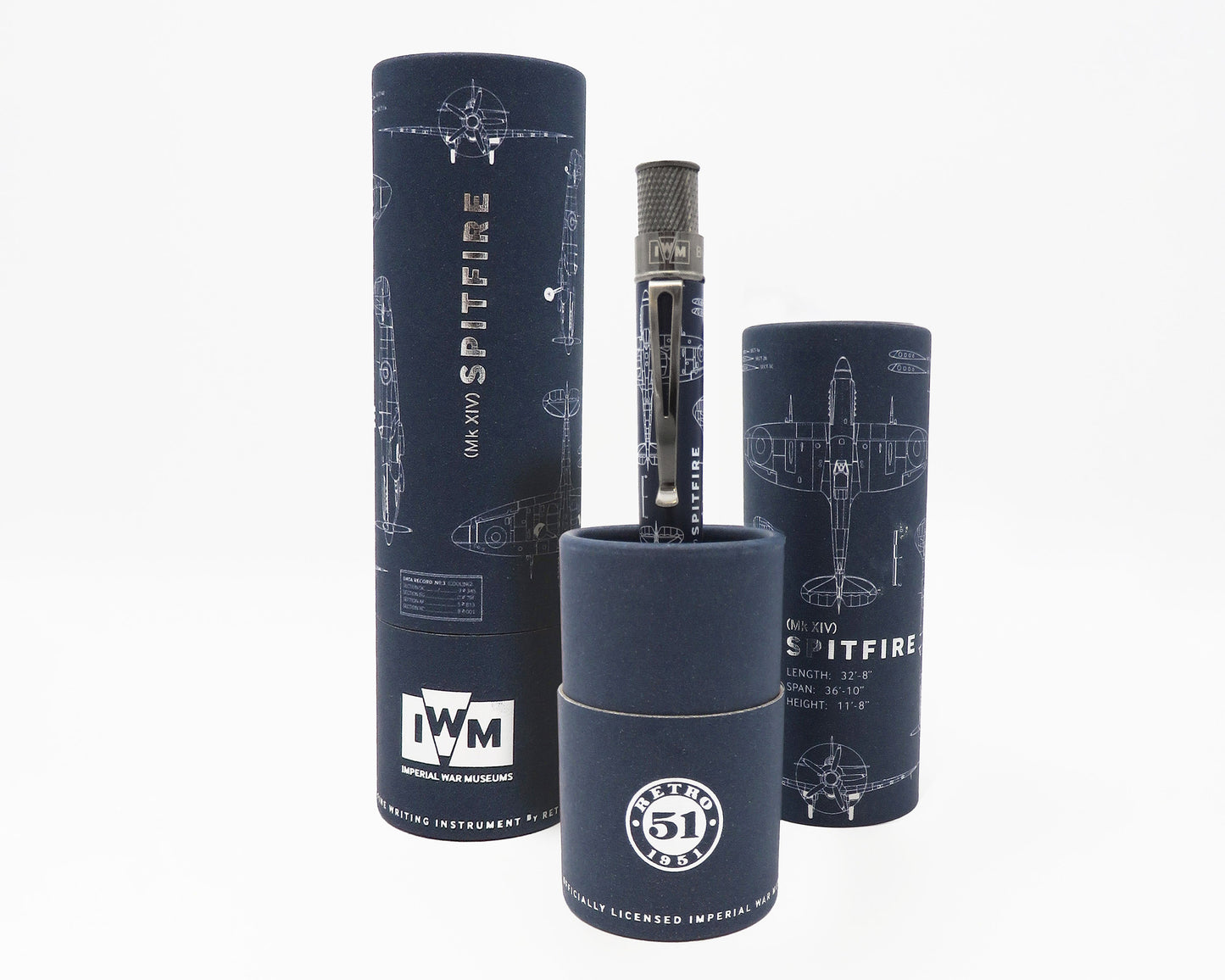 Retro51 Imperial War Museums Spitfire Blueprint Tornado™ Rollerball