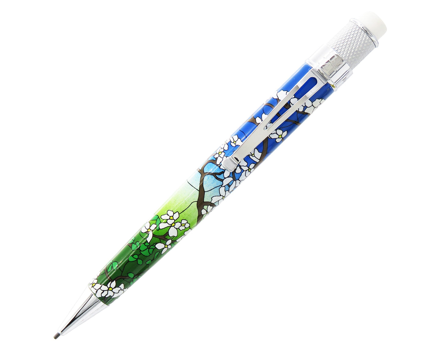 Retro51 The MET Louis C. Tiffany Favrile Parrots & Dogwood Pencil